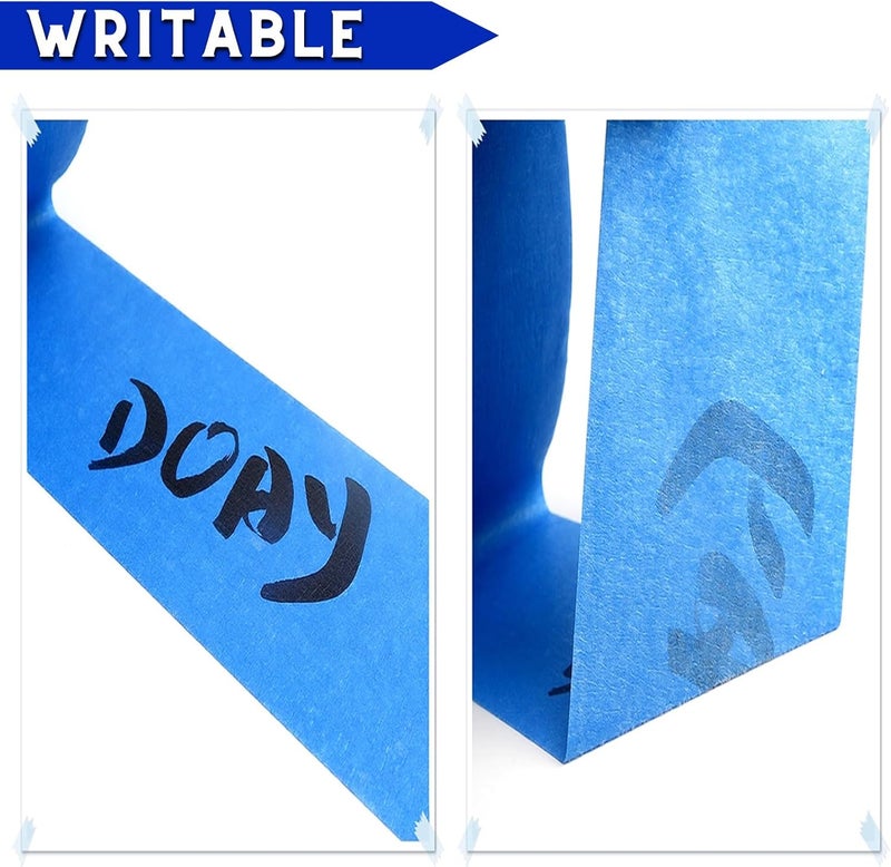 DOAY 5 Rolls Pinstripe Tape - Masking Tape 1/16", 1/8", 1/4", 1/2", 3/4" - Thin Painters Masking Automotive Tape for DIY, Car, Auto, Paint, Art, Tumblers (Blue) - Image 5